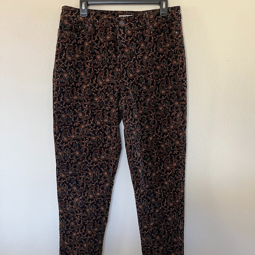 Paisley Print Dress Pants